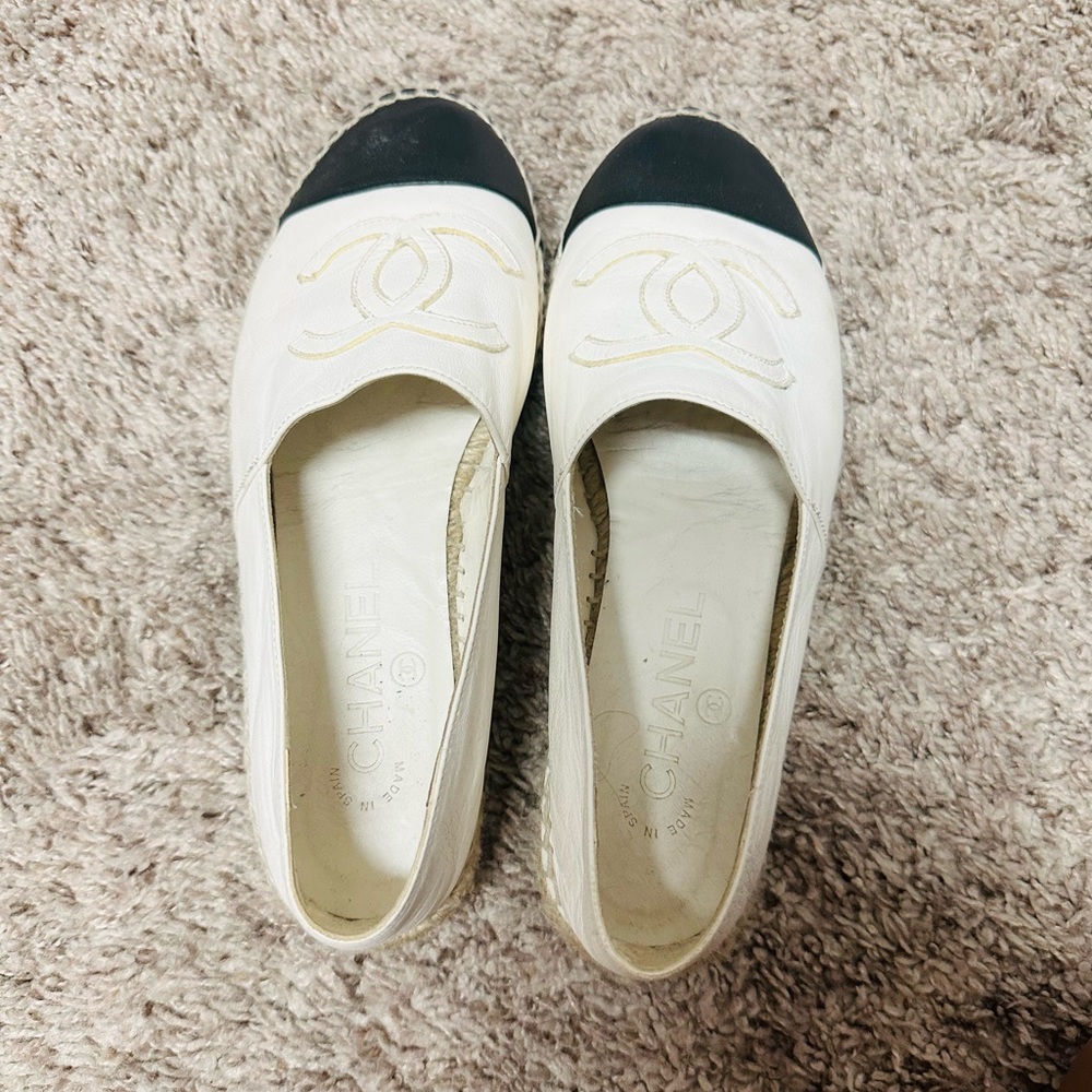 Chanel Espadrillas lambskin (white) - Picture 2 of 7